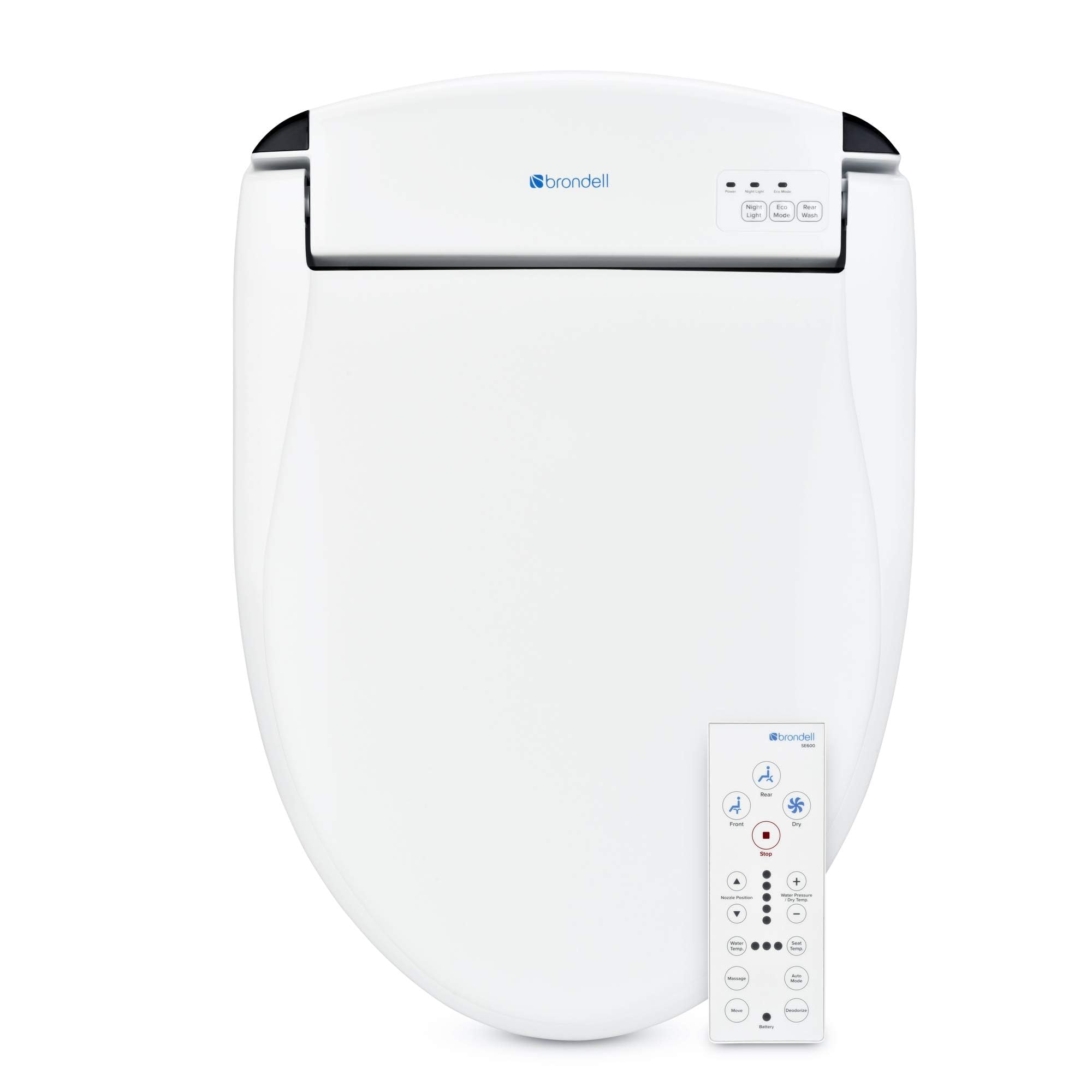 Brondell Swash SE600 seat with closed lid for daily comfort.