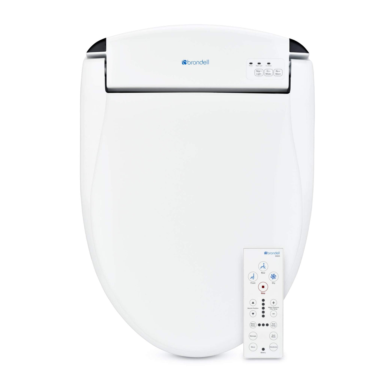 Brondell Swash SE600 seat with closed lid for daily comfort.