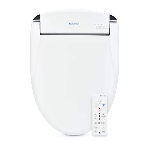 Brondell Swash SE600 seat with closed lid for daily comfort.