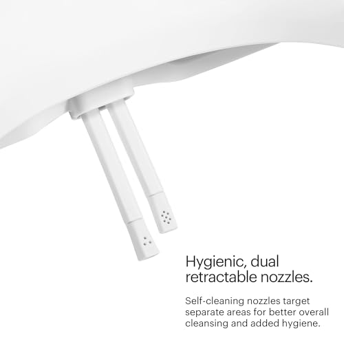 Brondell Swash warm water option for a cozy cleansing experience.