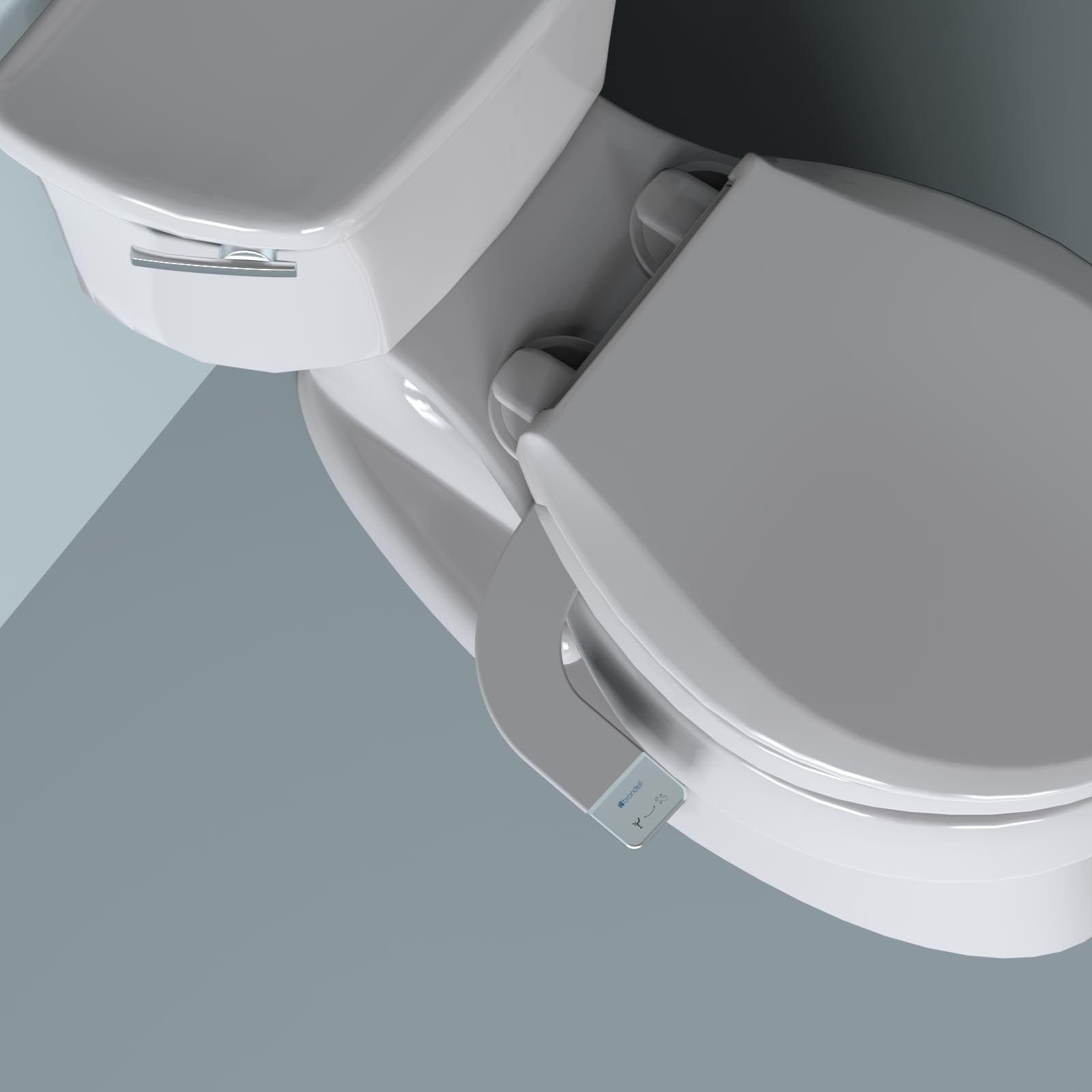 Brondell Thinline SimpleSpa SS-150 slim profile eliminates seat gap