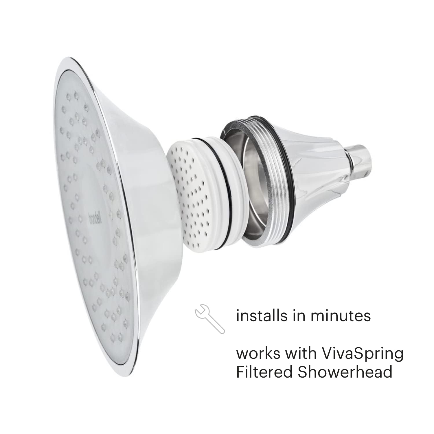 Brondell VivaSpring filter promises up to six months of cleaner shower water.