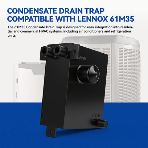 BROQIXIN condensate trap packaging highlighting complete component set