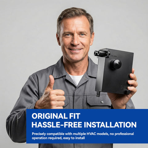 Installation-ready condensate trap designed for residential and commercial HVAC