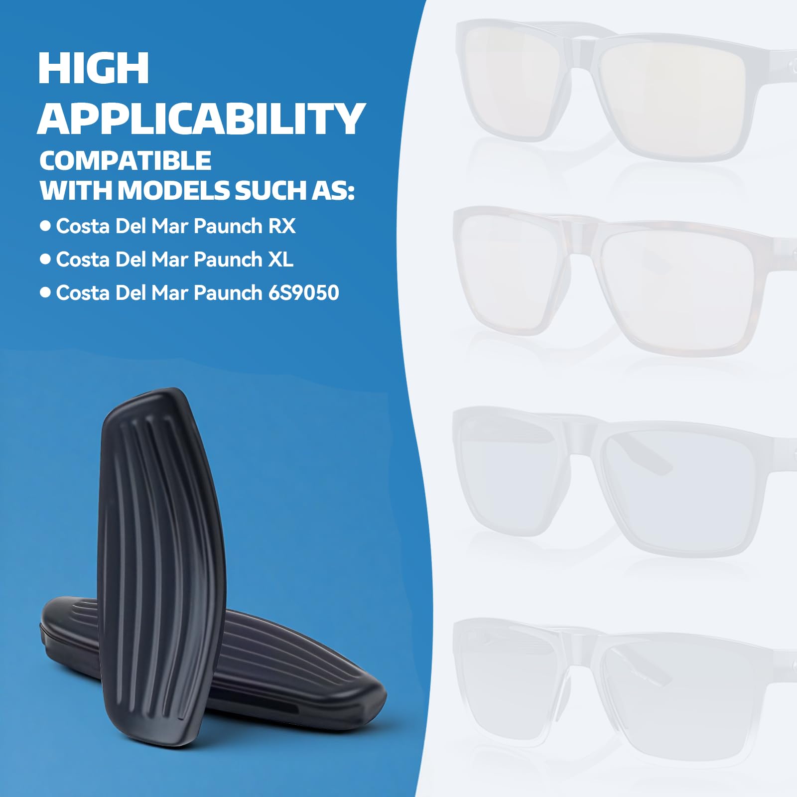 BROQIXIN nose pads for Costa Paunch 6S9050 ensure a secure stay