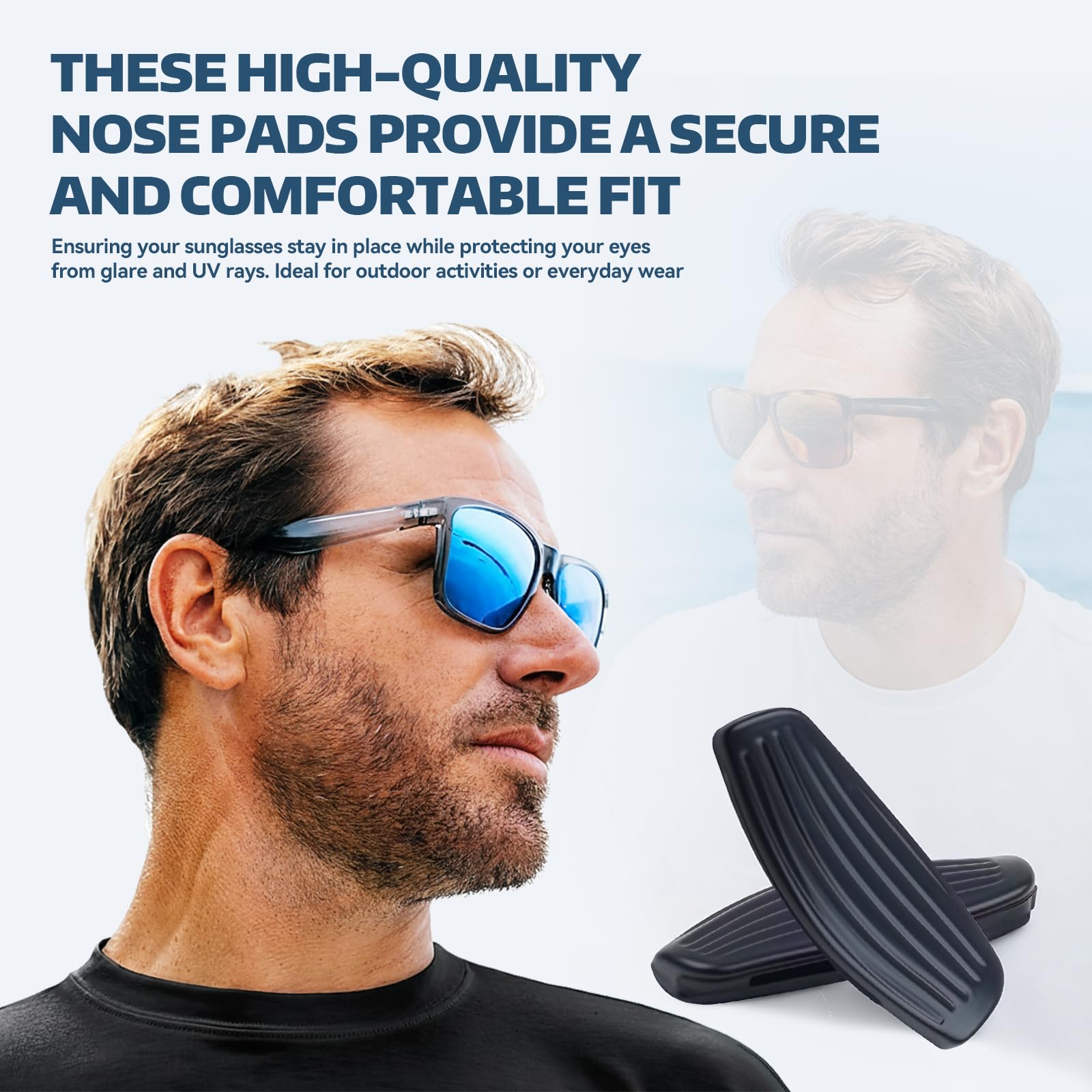 BROQIXIN Paunch pads protect eyes from glare using