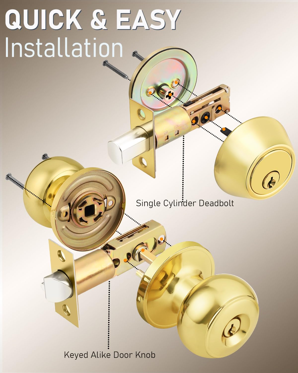 Brotima heavy-duty stainless steel body resists deformation and weather.