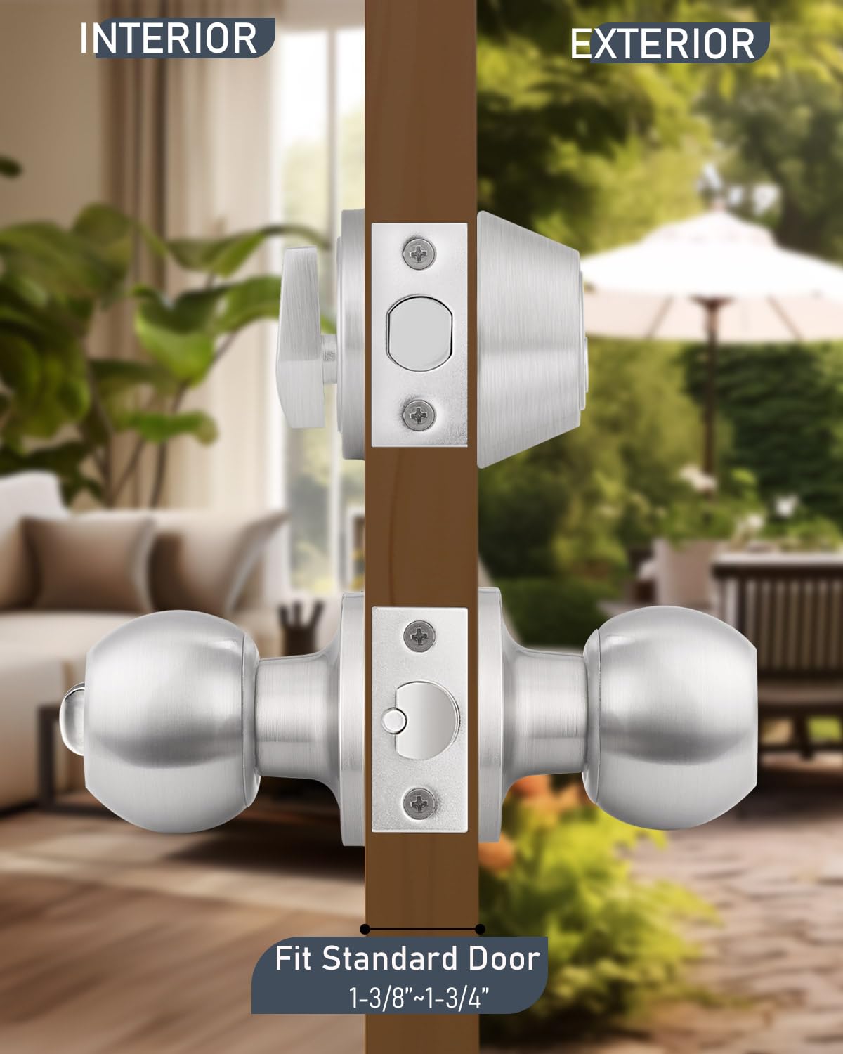 Brotima lockset built from stainless steel for long-lasting performance
