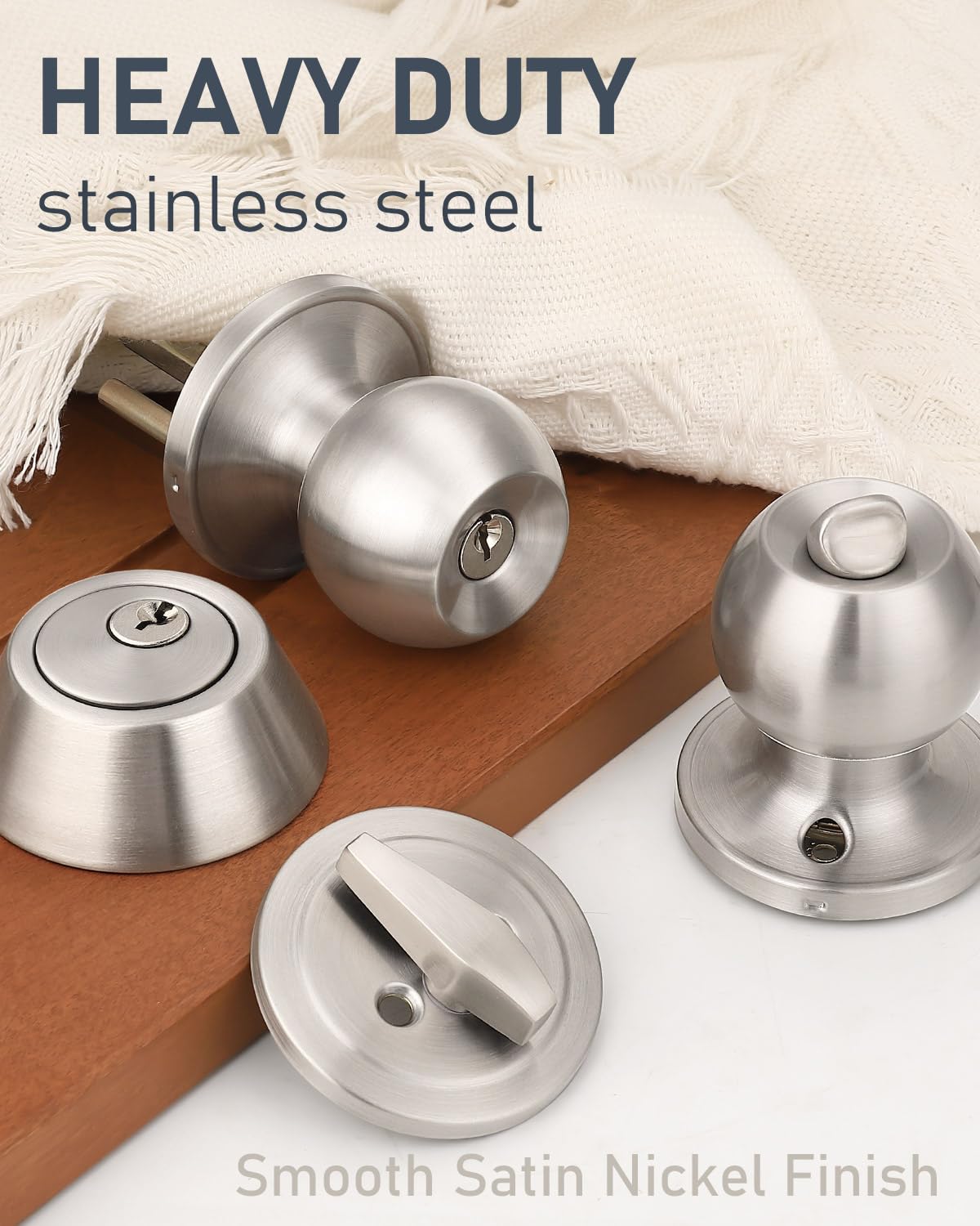Brotima single-cylinder deadbolt with anti-sawing protection for tamper resistance.