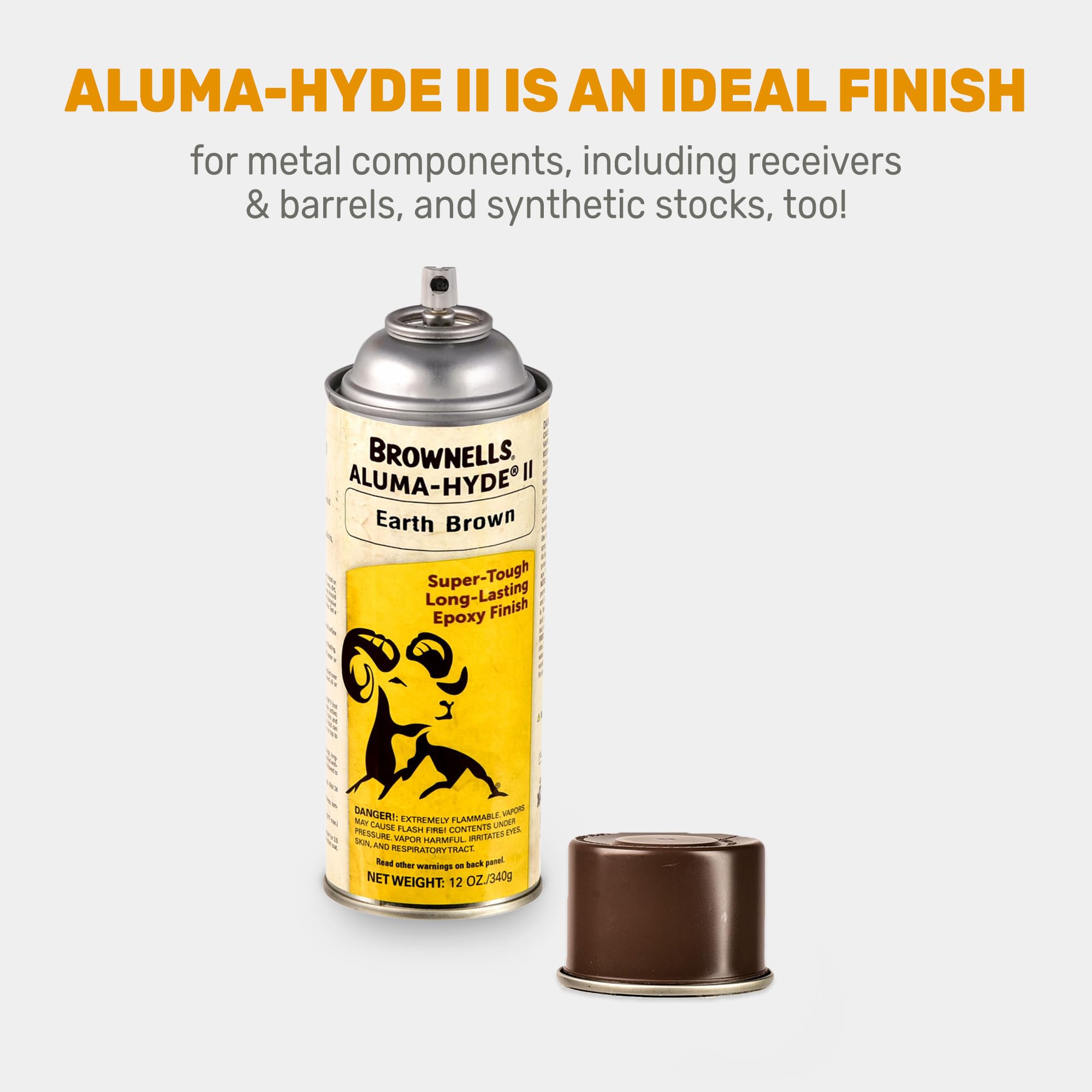 Applying a light coat of Aluma-Hyde II for a smooth earth brown finish