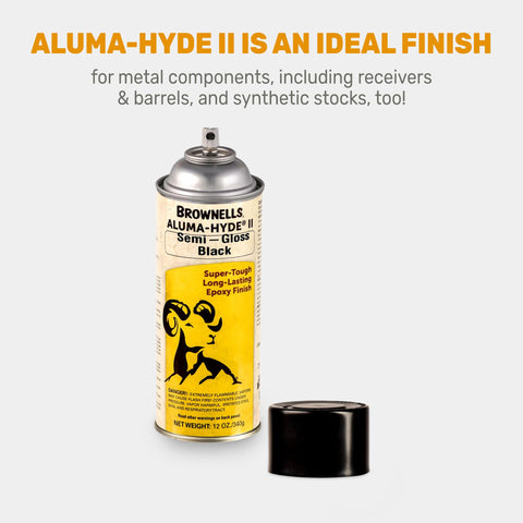 Brownells Aluma-Hyde II finished firearm surface with protective layer