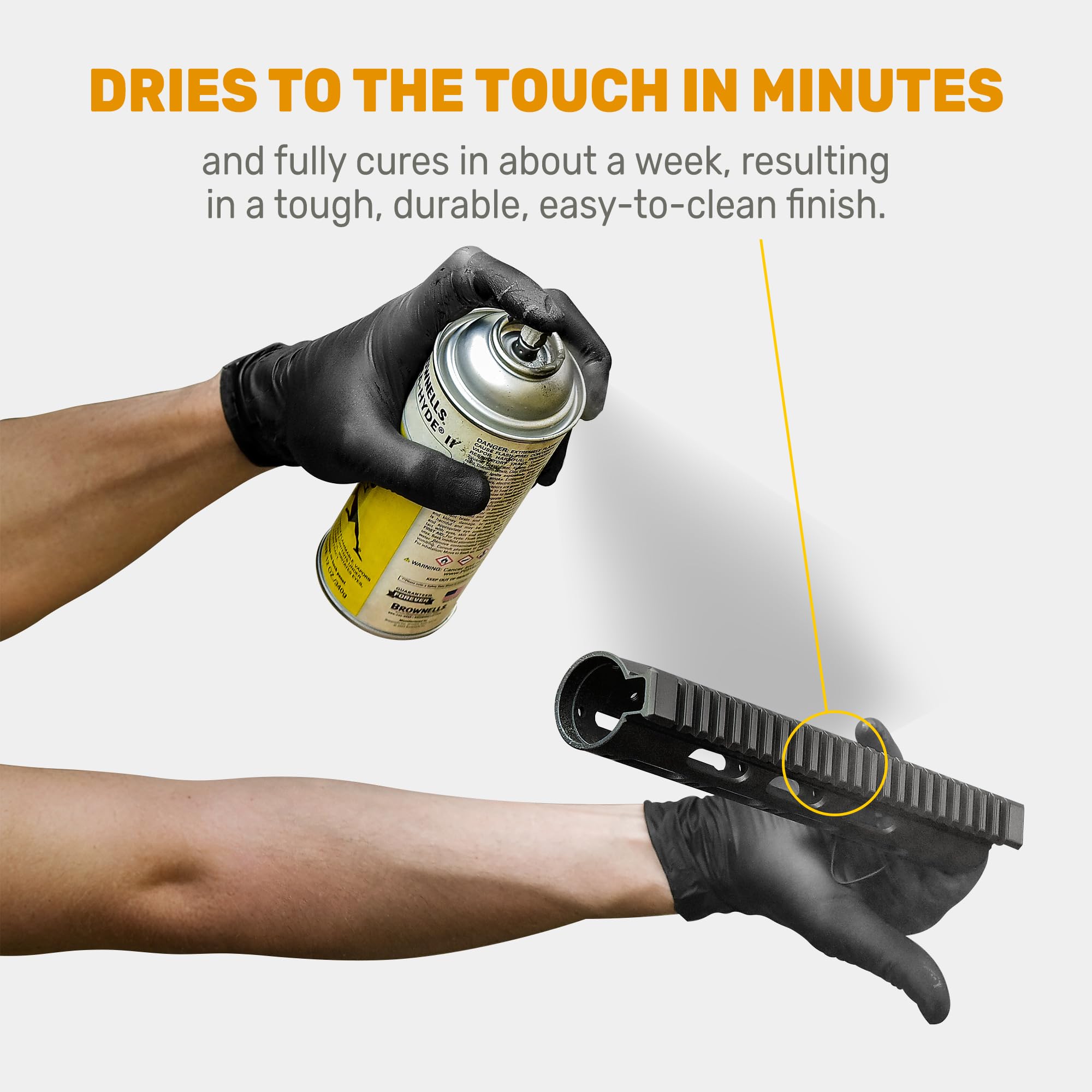 Brownells Aluma-Hyde II refinishing workflow for durable results