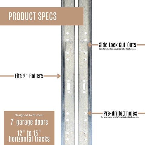 BRSGD vertical track lockout compatible with 2-inch rollers
