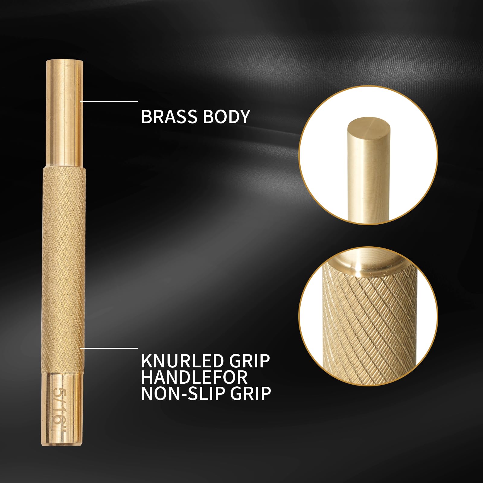 BRSUNAVOM brass punches deliver durable performance for hobbyists and professionals