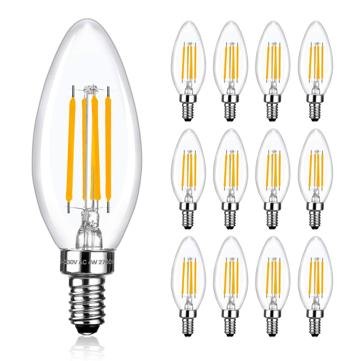 Brtstiun B11 dimmable LED bulb with E12 base offering flexible dimming options.