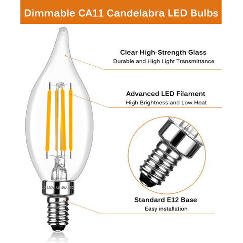 Brtstiun E12 2700K soft-white LED bulb creates cozy kitchen lighting