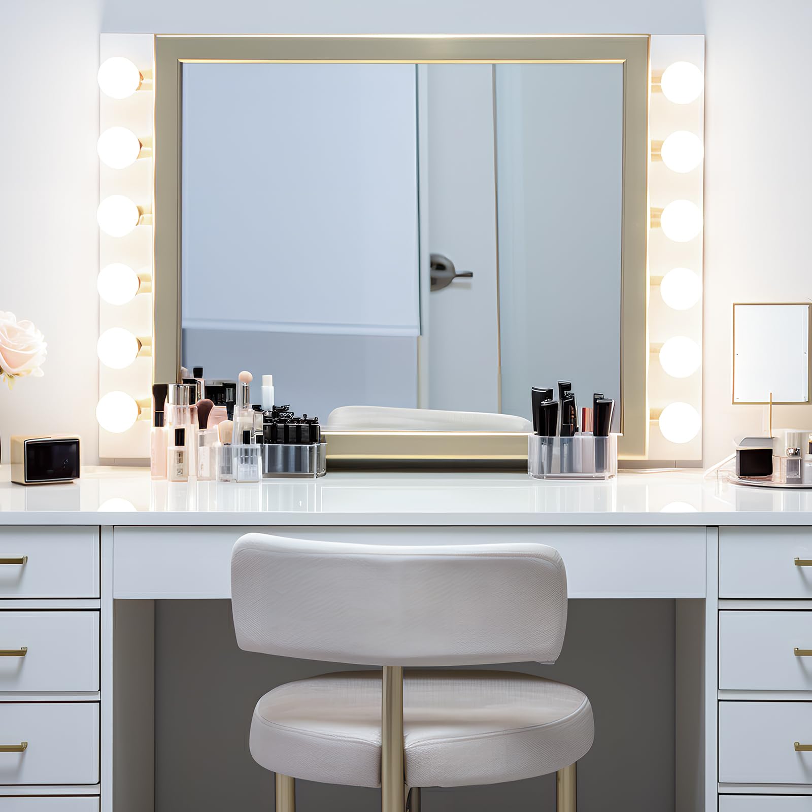 Brtstiun G25 vanity bulb reduces energy use with 6W lighting.