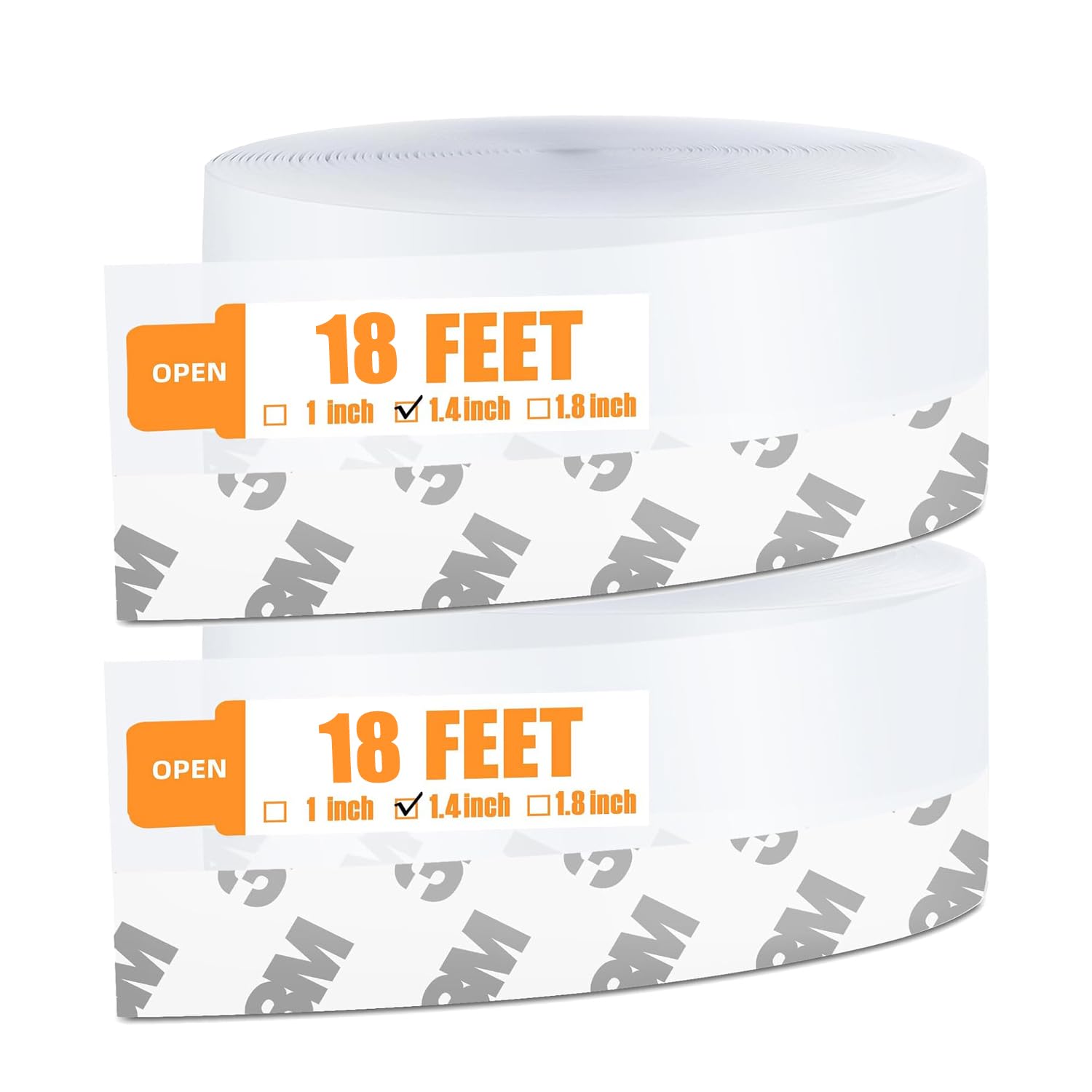 Bruiefpap 36ft weather strip door seal demonstrates long flexible silicone insulation for multiple gaps