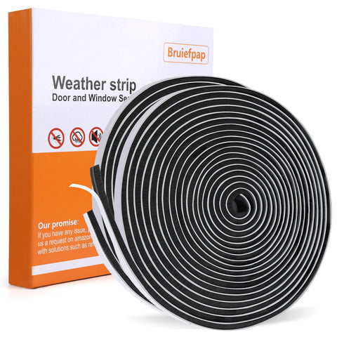 Bruiefpap 40ft weather strip on a front door seals drafts for better insulation