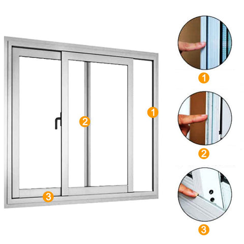 Bruiefpap cabinet-wardrobe sealing application to reduce drafts