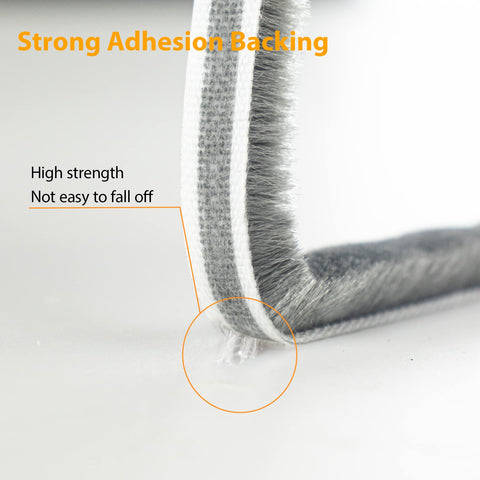 Bruiefpap dense brush cross-section demonstrates gap sealing.