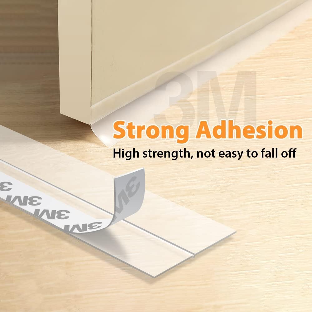 Bruiefpap Door frame sealing strip provides a tight fit on multiple surfaces.