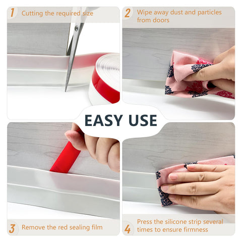 Bruiefpap door seal aids in noise reduction for a calmer room.