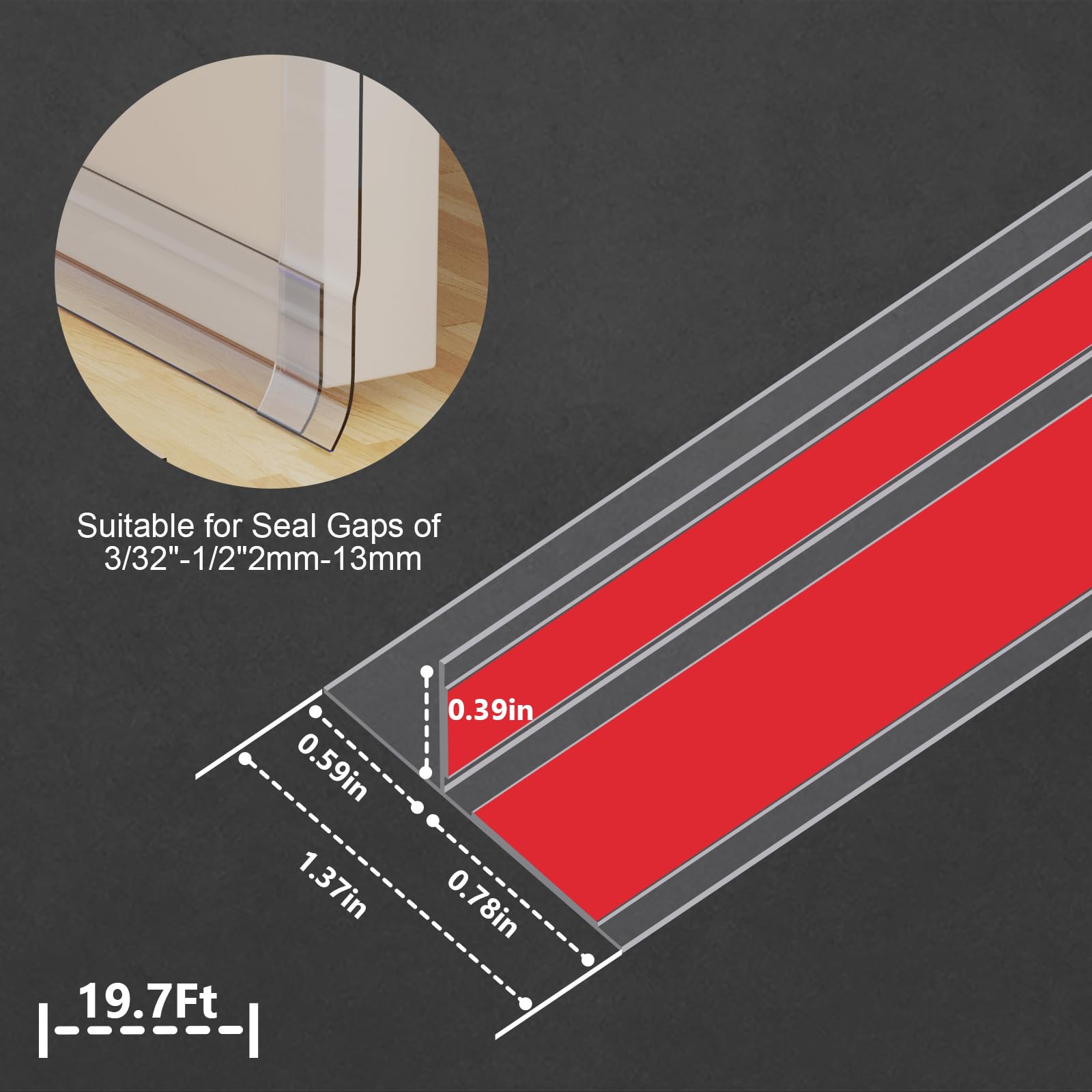 Bruiefpap silicone seal on window side blocks drafts and dust.