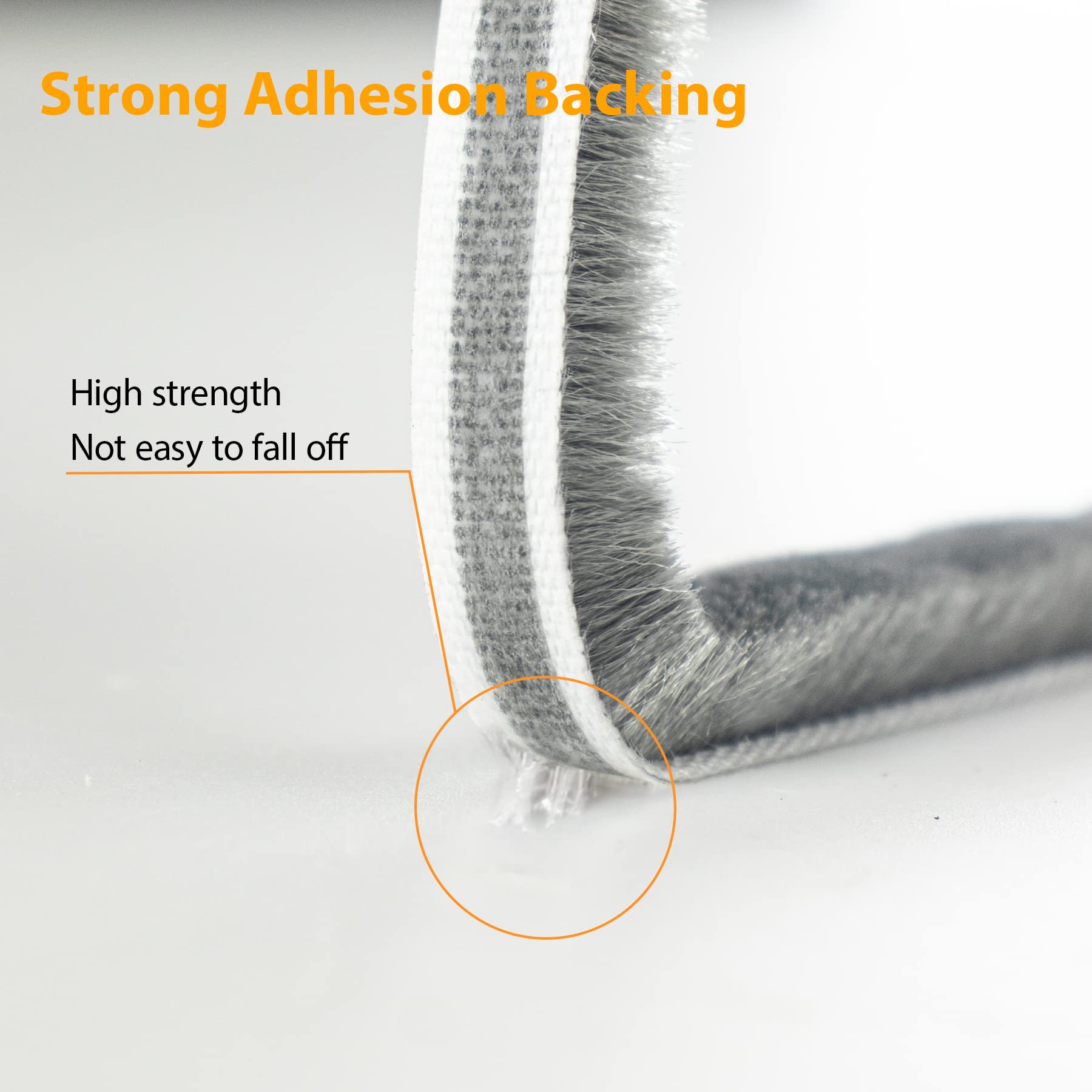 Bruiefpap sound and dust blocking seal quiets rooms and keeps dust out.