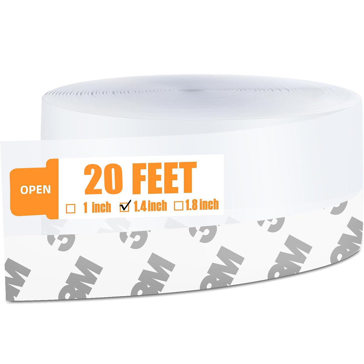 Bruiefpap Weather Strip 20ft long seals gaps to reduce drafts.