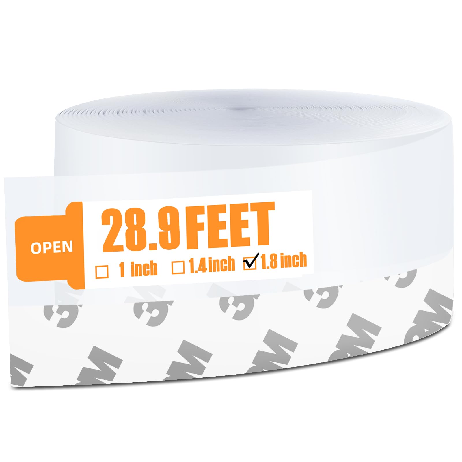 Bruiefpap weather strip 28-9ft door seal transparent helps reduce drafts and energy loss.