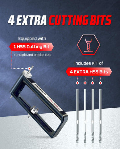 BRUNNWEST ergonomic hole cutter reduces hand fatigue during ductwork tasks