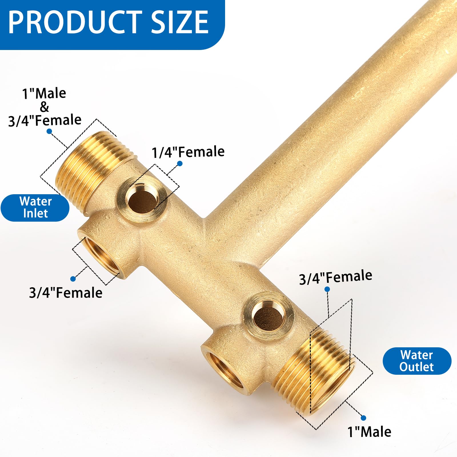 Brvclon 100 psi gauge for accurate system pressure readout