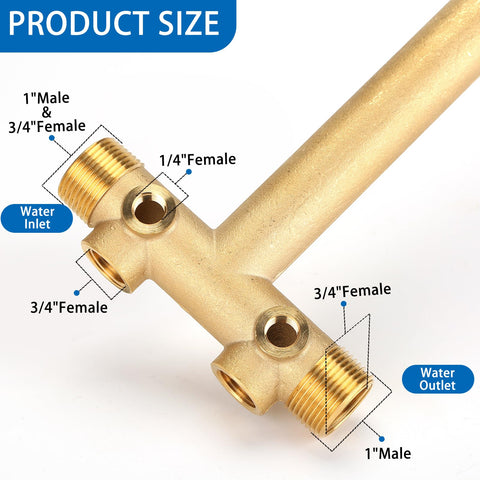 Brvclon 100 psi gauge for accurate system pressure readout