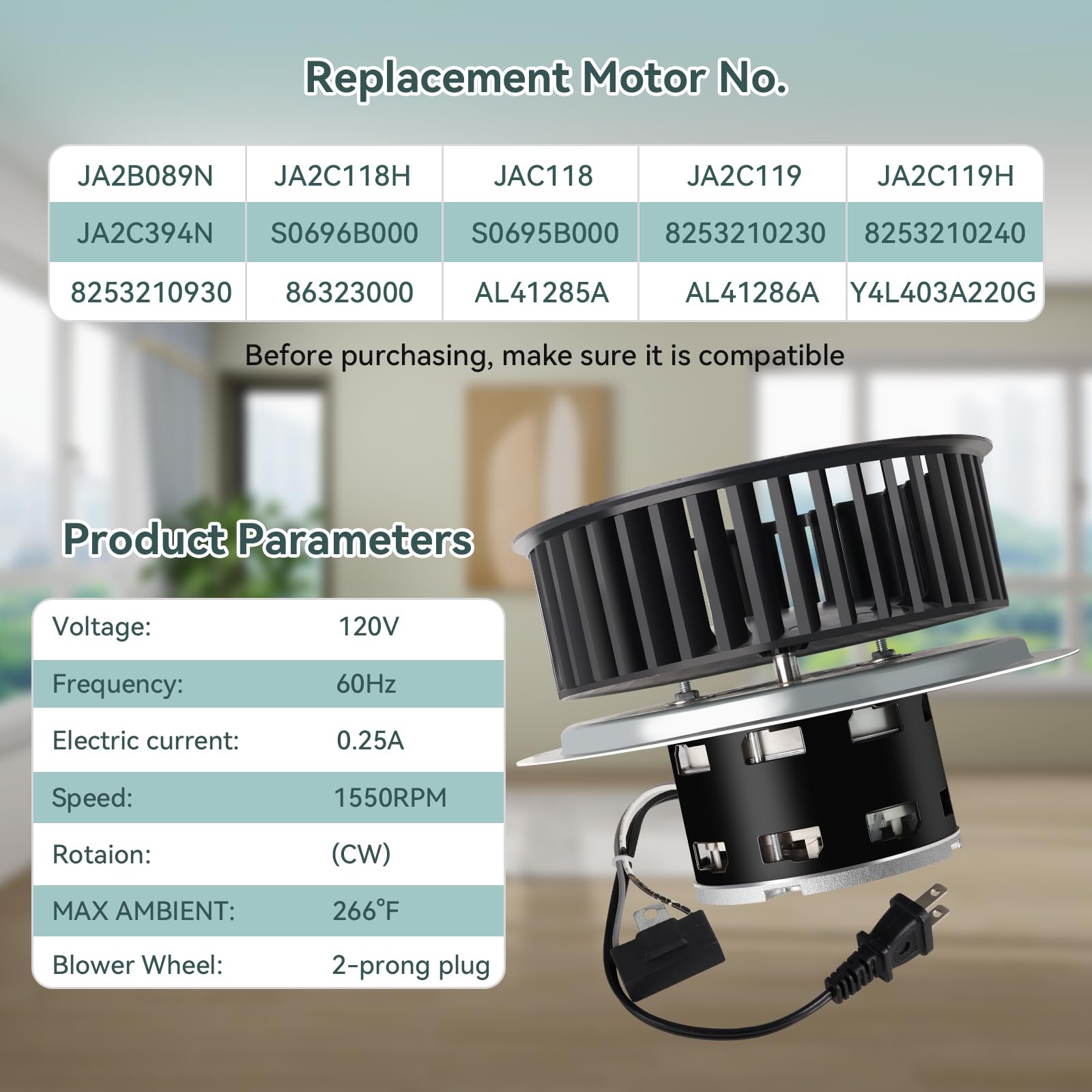 Brvclon quiet energy-saving motor reduces noise and vibration