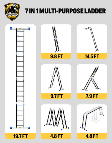 Bryner extension ladder secures roof access with sturdy support during projects.