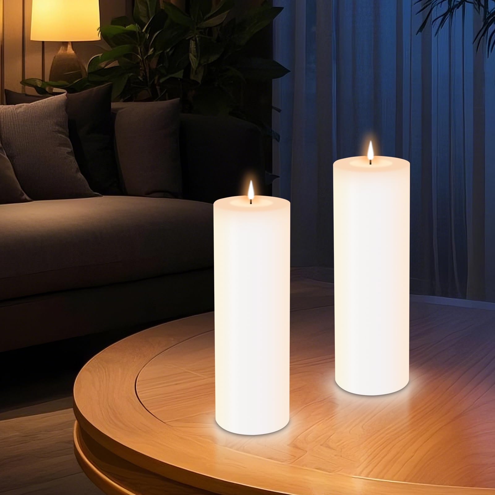 BRYZONT indoor and outdoor versatile decor with safe flame-free glow
