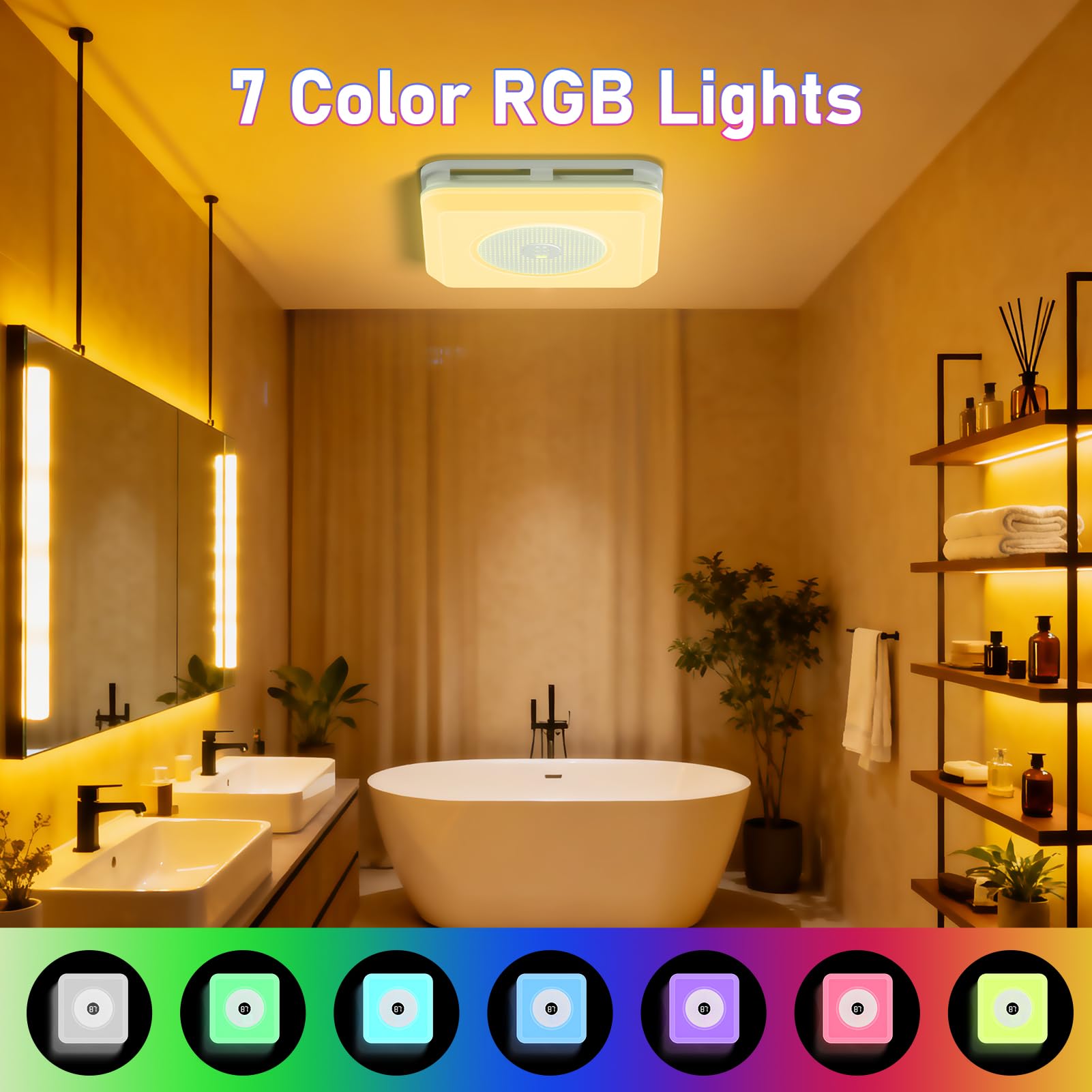 BSEED installation guide showing spring-clip ceiling fit