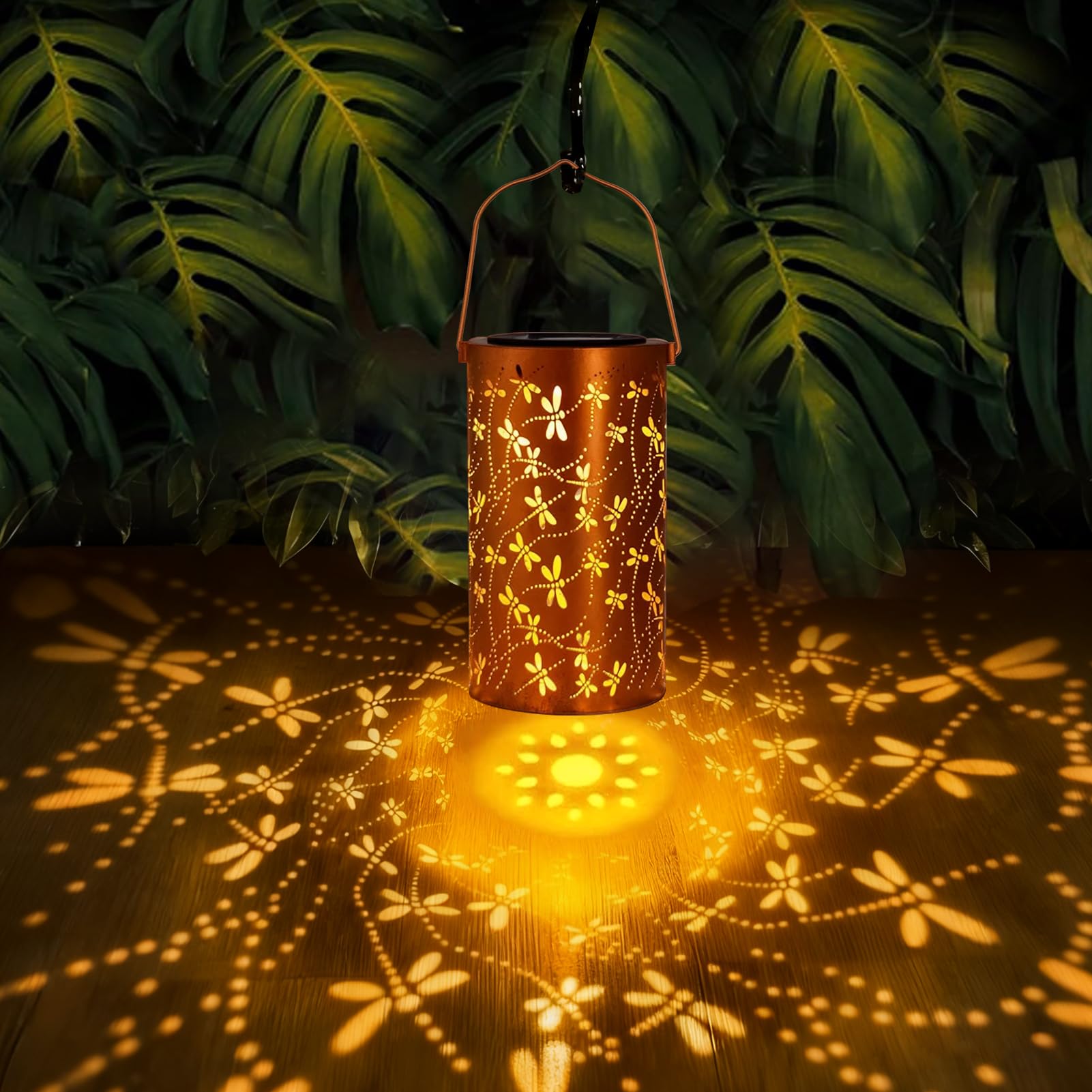 BSGlobal solar panel lantern charges from sun for easy nights.