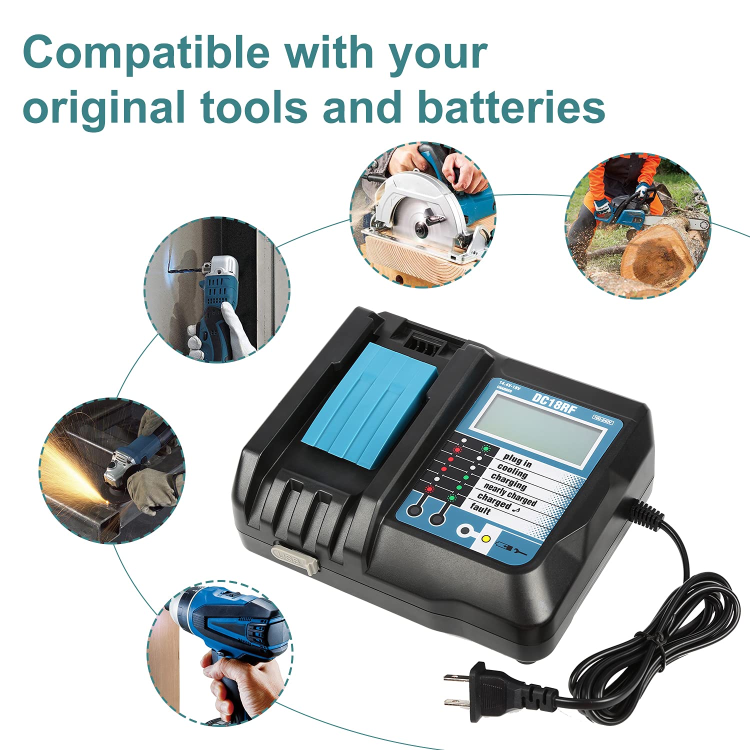 Bslite DC18RF compact build suited for tough workshop environments.