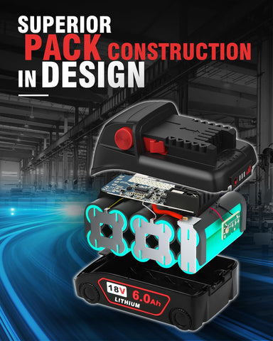 Bslite Milwaukee M18 6.0Ah battery pack charger compatibility