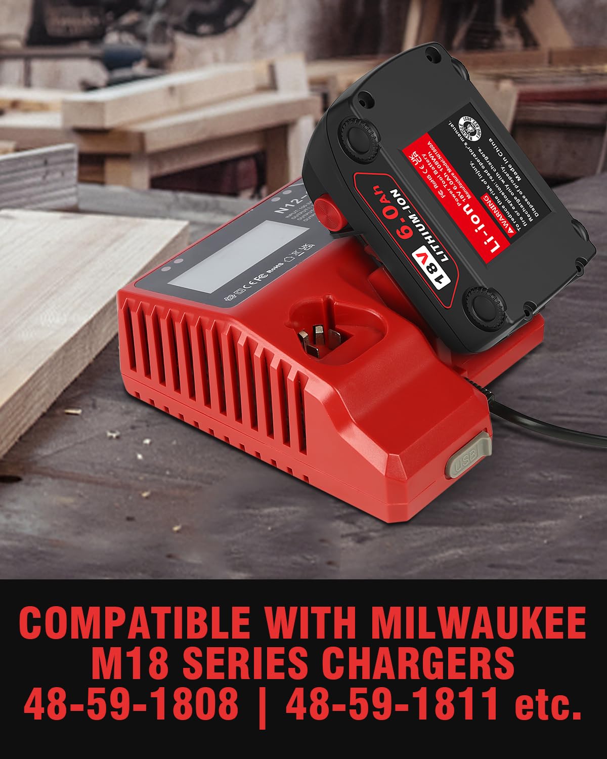 Bslite Milwaukee M18 6.0Ah battery pack durability under heat
