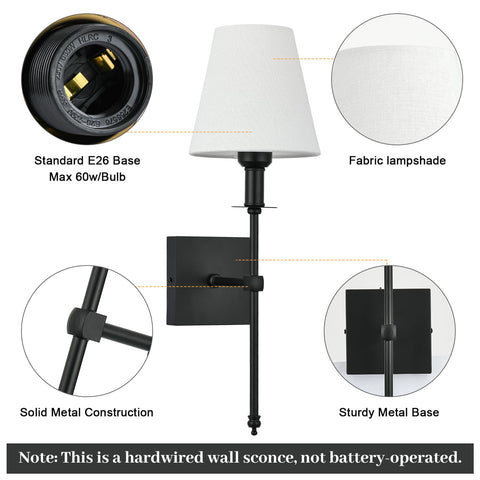 Bsmathom rustic industrial wall lamp in black finish adds bold style.