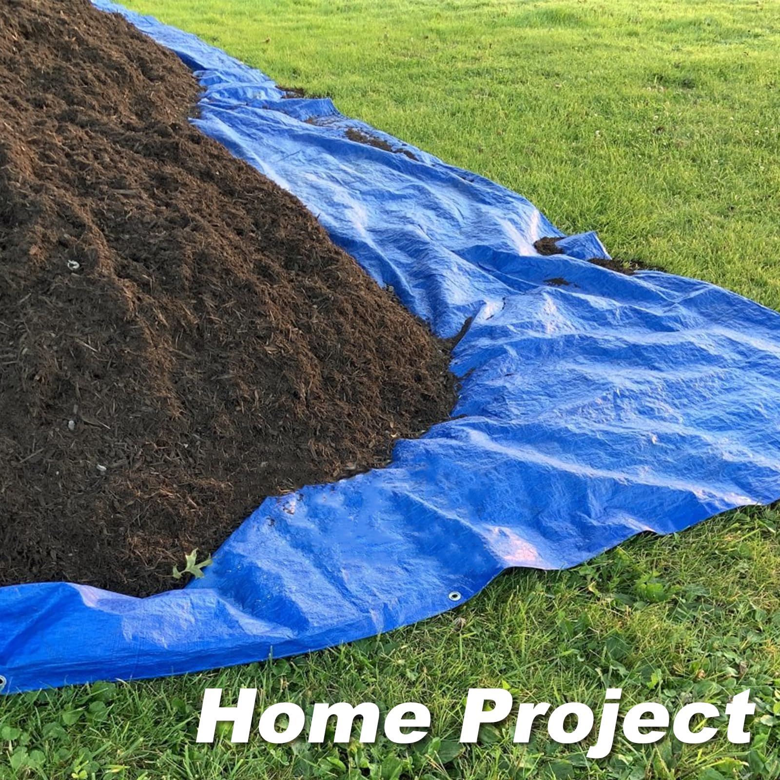 BSRHOME tarp on patio provides rain protection for outdoor furniture.