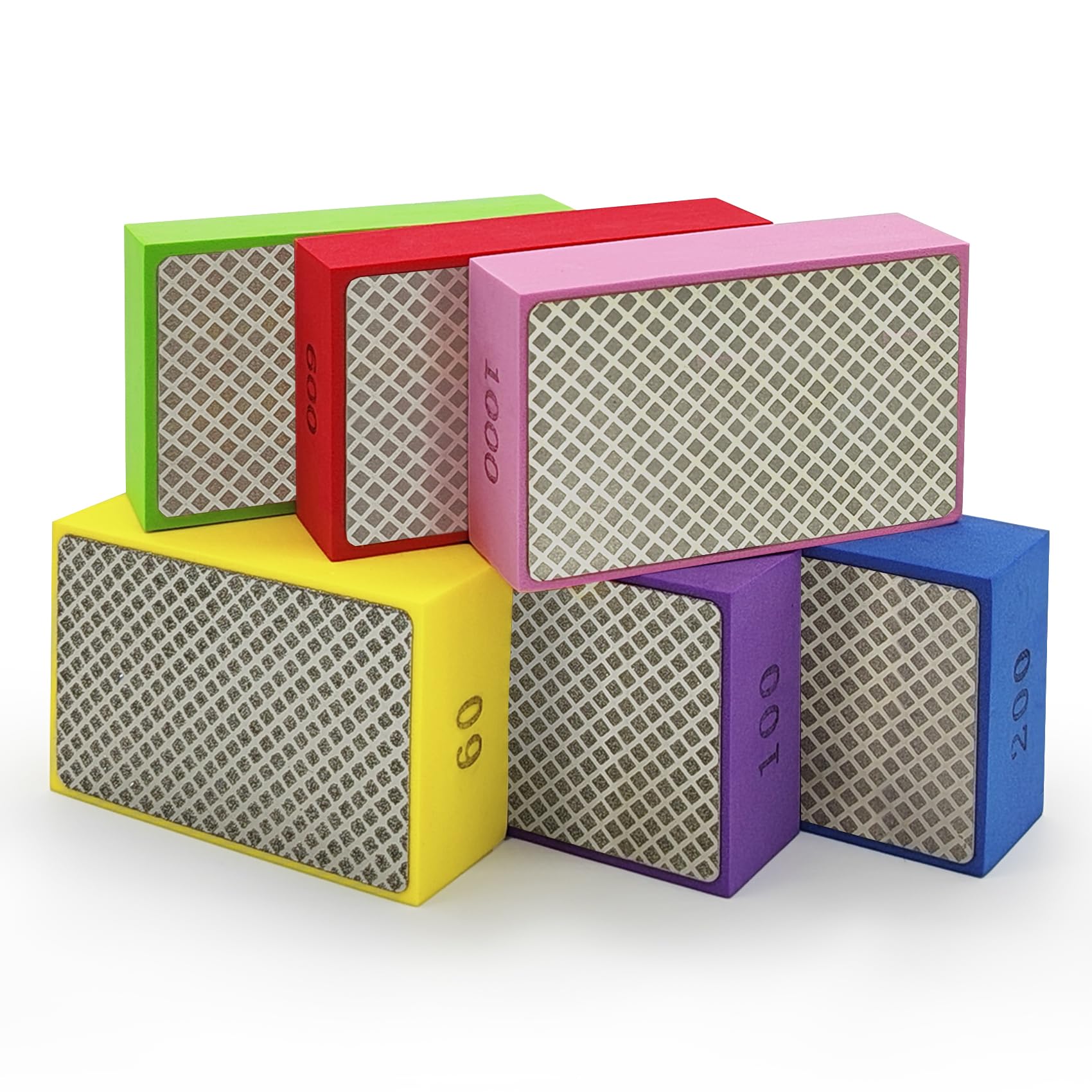 Bstansion diamond polishing pads 60 grit for quick rough grinding on stone and metal.