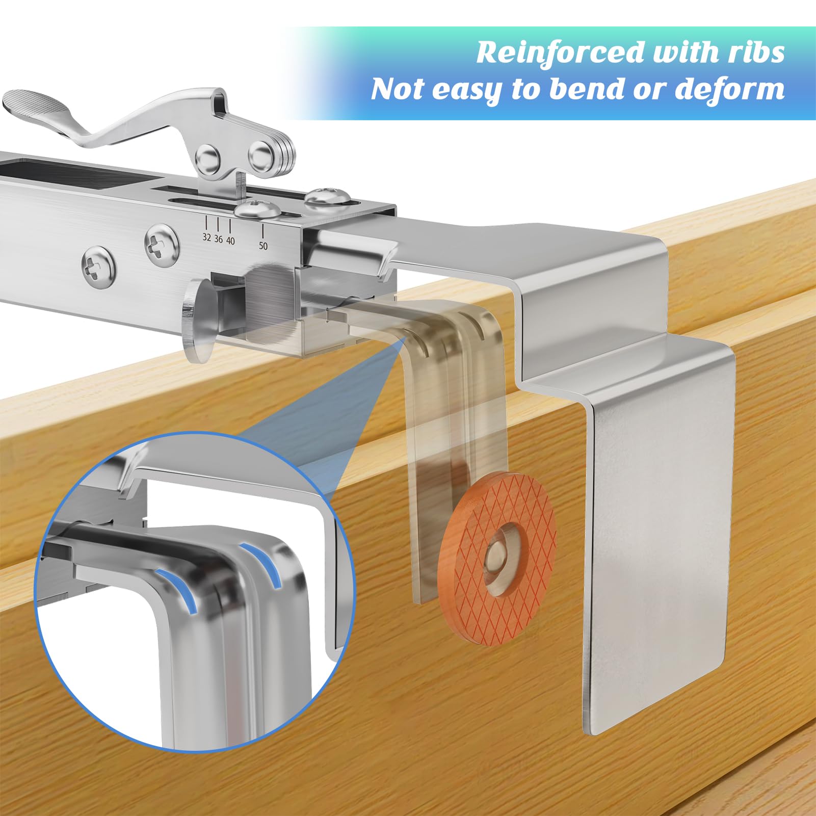 BSTSLL Drawer Front Clamps Kit with diverse clips for versatile setups.