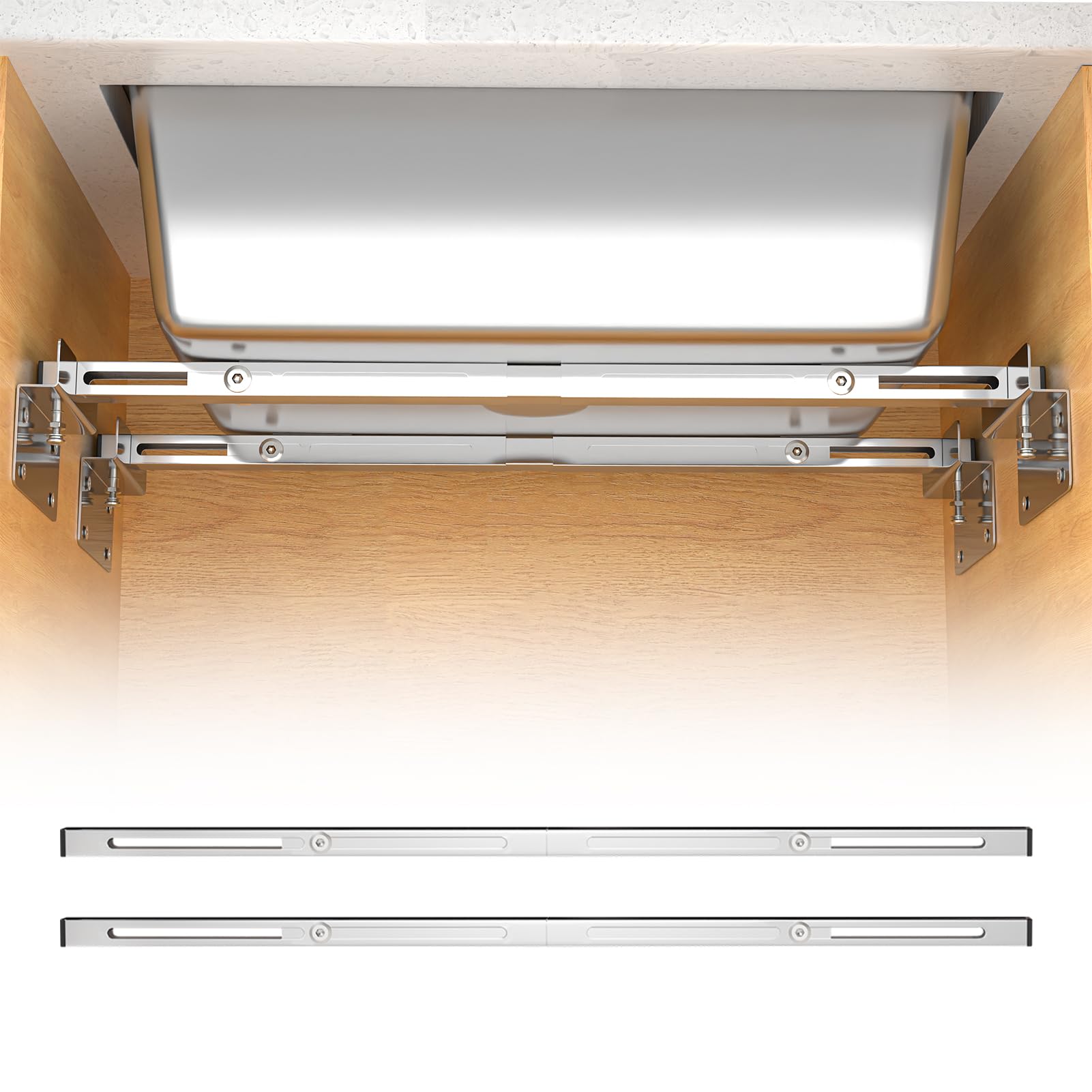BSTSLL heavy-duty under-mount bracket assembly for sturdy sink support