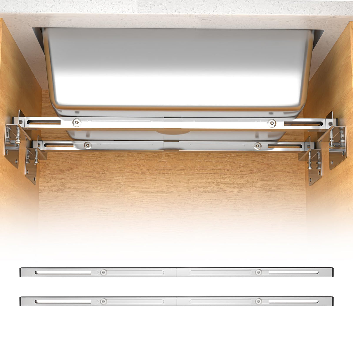 BSTSLL heavy-duty under-mount bracket assembly for sturdy sink support