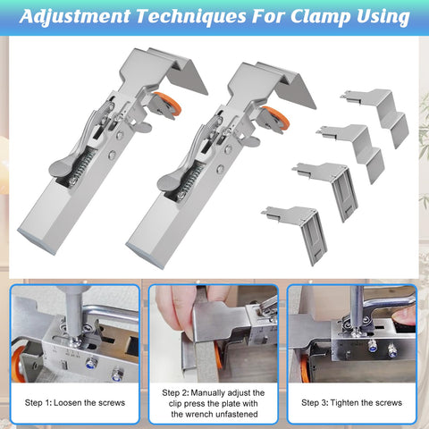 BSTSLL Rubber pad protects panels while securely clamping drawers.