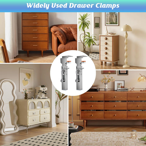 BSTSLL Two-pack drawer face clamps offer value and steady alignment.